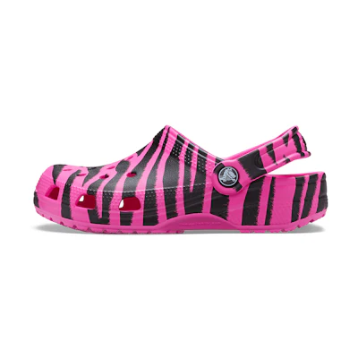 (Youth) Crocs Classic Out of This World Clogs 'Electric Pink Black'