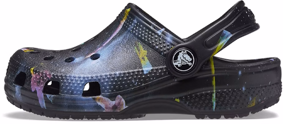 大童Crocs Classic印花沙灘休閒洞洞涼鞋 黑色 Buy 大童Crocs Classic印花沙灘休閒洞洞涼鞋 黑色