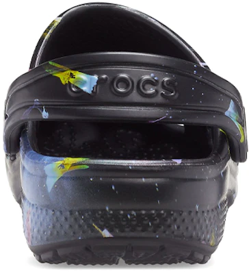 (JR) Crocs Classiques Hors de ce Monde II Sabots ''Noir Multi'' 206818-001 Details for (JR) Crocs Classiques Hors de ce Monde II Sabots ''Noir Multi'' 206818-001