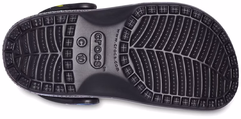 大童Crocs Classic印花沙灘休閒洞洞涼鞋 黑色 Sizing 大童Crocs Classic印花沙灘休閒洞洞涼鞋 黑色