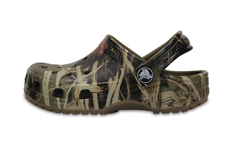 (Youth) Crocs Classic Realtree Clogs 'Olive Beige' 204624-260