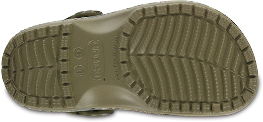 (JR) Crocs Classic Realtree Clogs 'Olive Beige' dalam Warna Klasik Hijau dan Beige 204624-260 Details for (JR) Crocs Classic Realtree Clogs 'Olive Beige' dalam Warna Klasik Hijau dan Beige 204624-260