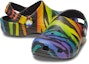 Shop (JR) Crocs Classic Motif Musim Clogs 'Hitam Multi' 207345-0C4