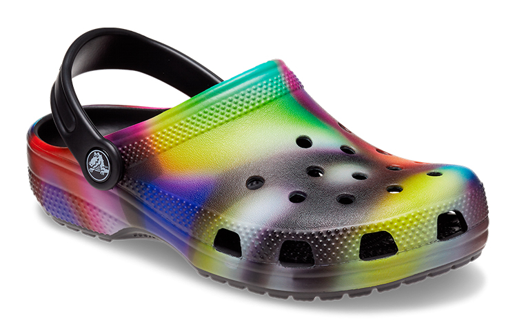Lookbook (JR) Crocs Classic Solarized Klompen ''Zwart Multi'' 207587-0C4