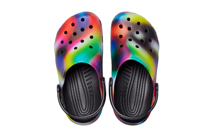 Purchase (JR) Crocs Classic Solarized Klompen ''Zwart Multi'' 207587-0C4