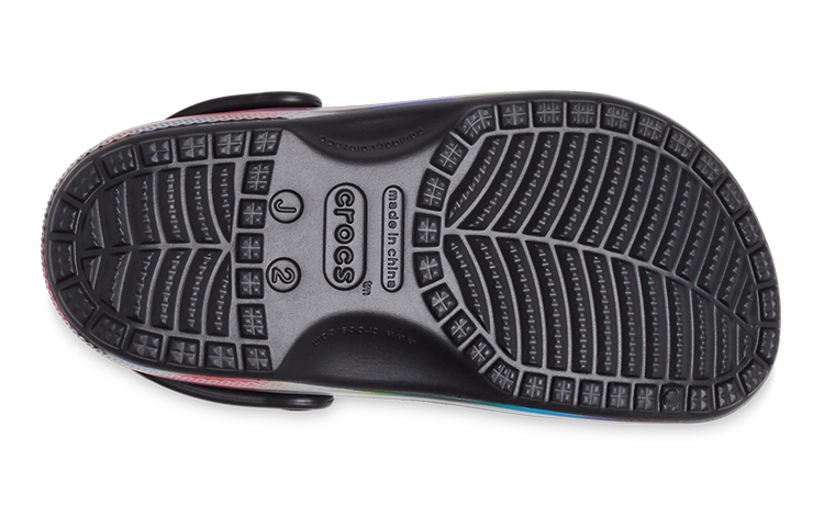 Sizing (JR) Crocs Classic Solarized Klompen ''Zwart Multi'' 207587-0C4