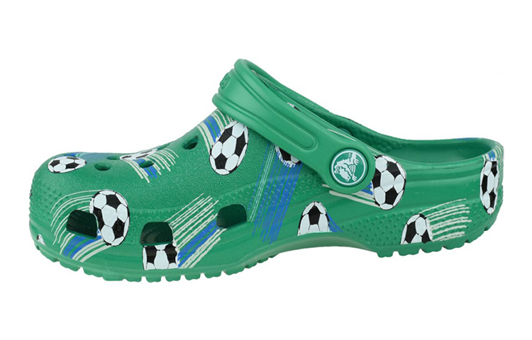 (Youth) Crocs Classic Sports Ball Clogs 'Green White' 206417-3TJ