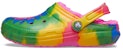 (Youth) Crocs Classic Tie-Dye Fuzz Lined Clogs 'Multi-Color' A206341-6RW
