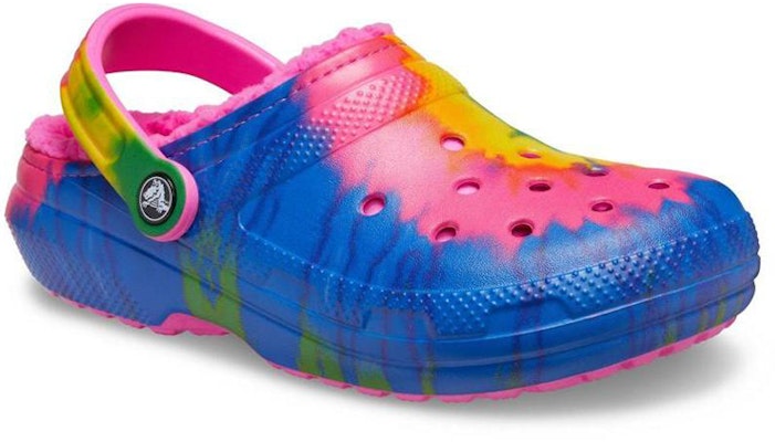 Crocs 卡骆驰 經典紮染暖棉克骆格棉涼鞋 藍粉黃 Order Crocs 卡骆驰 經典紮染暖棉克骆格棉涼鞋 藍粉黃