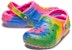(Youth) Crocs Classic Tie-Dye Fuzz Lined Clogs 'Multi-Color' A206341-6RW