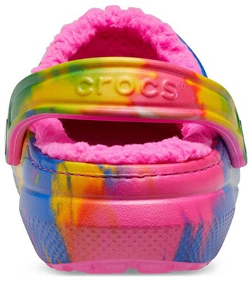 Crocs 卡骆驰 經典紮染暖棉克骆格棉涼鞋 藍粉黃 Purchase Crocs 卡骆驰 經典紮染暖棉克骆格棉涼鞋 藍粉黃