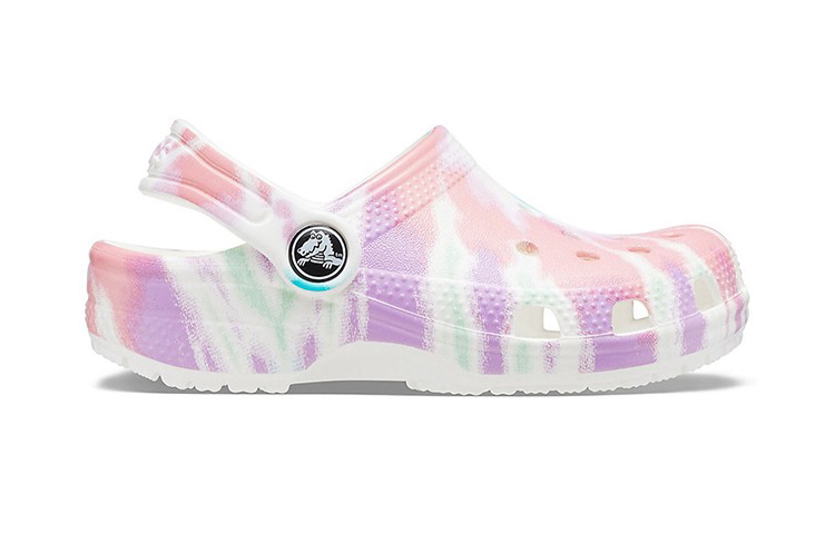 Order (Youth) Crocs Classic Tie-Dye Graphic Clogs 'White Multi' 205451-6SN