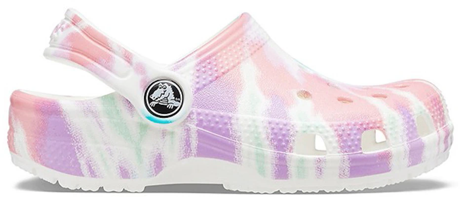 (Youth) Crocs Classic Tie-Dye Graphic Clogs 'White Multi' 205451-6SN Order (Youth) Crocs Classic Tie-Dye Graphic Clogs 'White Multi' 205451-6SN