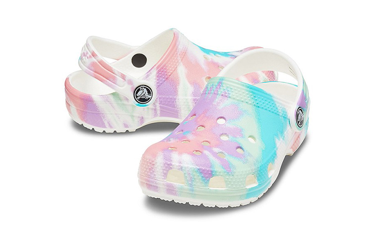 Shop (Youth) Crocs Classic Tie-Dye Graphic Clogs 'White Multi' 205451-6SN