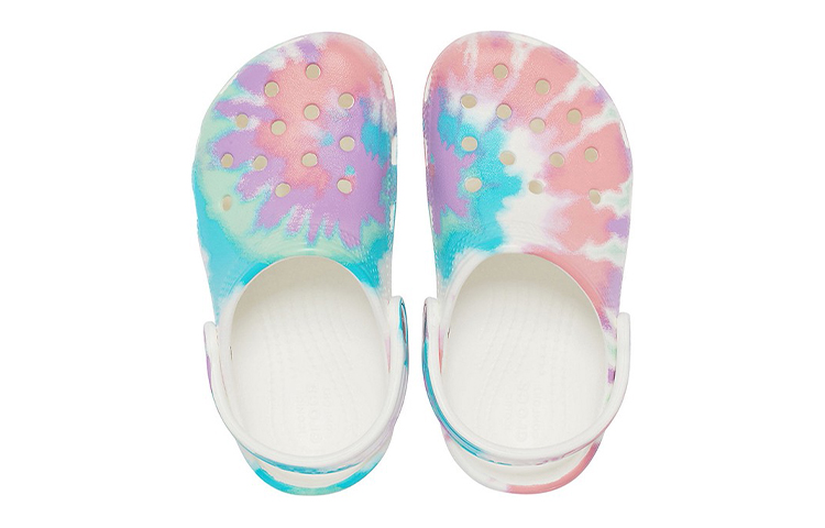 Purchase (Youth) Crocs Classic Tie-Dye Graphic Clogs 'White Multi' 205451-6SN