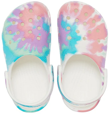 (Youth) Crocs Classic Tie-Dye Graphic Clogs 'White Multi' 205451-6SN Purchase (Youth) Crocs Classic Tie-Dye Graphic Clogs 'White Multi' 205451-6SN