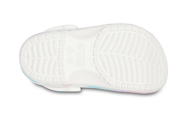 Sizing (Youth) Crocs Classic Tie-Dye Graphic Clogs 'White Multi' 205451-6SN