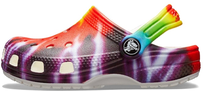 (JR) Crocs Klasik Tie Dye Grafik Clog 'Ungu Merah' 205451-90H Buy (JR) Crocs Klasik Tie Dye Grafik Clog 'Ungu Merah' 205451-90H