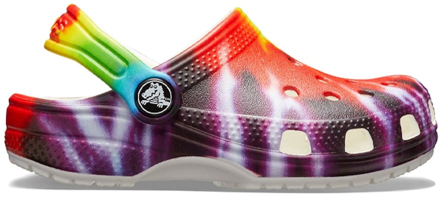 (JR) Crocs Classic Tye Dye Clogs 'Ungu Merah' Graphic 205451-90H Order (JR) Crocs Classic Tye Dye Clogs 'Ungu Merah' Graphic 205451-90H