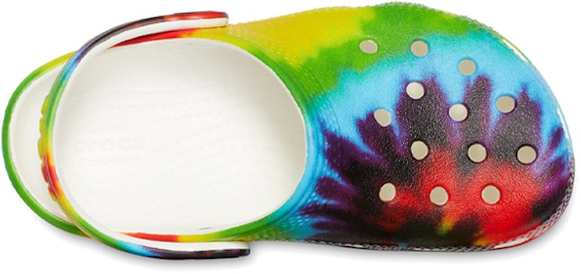 (JR) Crocs Classic Tye Dye Clogs 'Ungu Merah' Graphic 205451-90H Purchase (JR) Crocs Classic Tye Dye Clogs 'Ungu Merah' Graphic 205451-90H