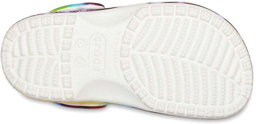 (JR) Crocs Classic Tye Dye Clogs 'Ungu Merah' Graphic 205451-90H Sizing (JR) Crocs Classic Tye Dye Clogs 'Ungu Merah' Graphic 205451-90H