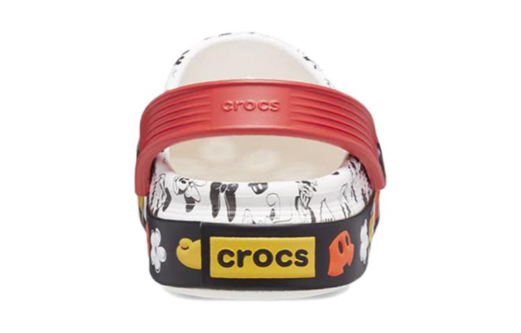 Details for (JR) Crocs Classic x Mickey Mouse Klompen ''Wit Rood Zwart'' 208866-100
