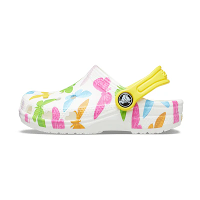 (Youth) Crocs Clog 'Butterfly Print White'