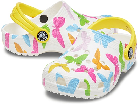 (Youth) Crocs Clog 'Butterfly Print White' 206351-99Q Shop (Youth) Crocs Clog 'Butterfly Print White' 206351-99Q