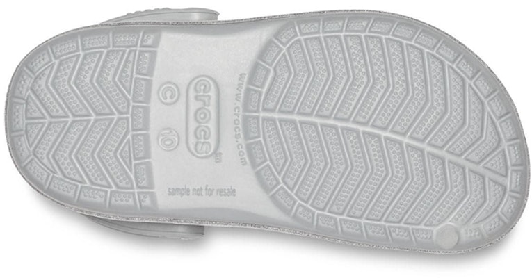 大童 Crocs 卡駱馳 Crocband 簡約舒適 洞洞運動涼鞋 銀 Details for 大童 Crocs 卡駱馳 Crocband 簡約舒適 洞洞運動涼鞋 銀