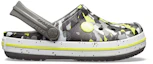 Order 兒童 Crocs卡駱馳 Crocband 休閒洞洞涼鞋 灰黑