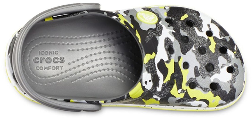 (JR) Crocs Crocband Corak Camo Selipar 'Kelabu Hitam Kuning' 205301-0ED Lookbook (JR) Crocs Crocband Corak Camo Selipar 'Kelabu Hitam Kuning' 205301-0ED
