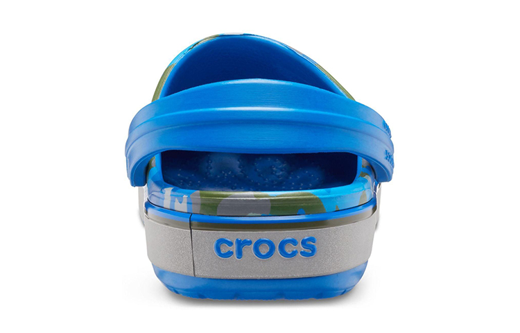 Details for (JR) Crocs Crocband Camo Reflect Band Sandal 'Biru Abu-abu' 205818-4JL