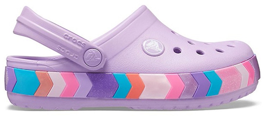 (JR) Crocs Crocband Chevron Manik-Manik Clogs 'Lilac Multi' 207007-5PR Order (JR) Crocs Crocband Chevron Manik-Manik Clogs 'Lilac Multi' 207007-5PR