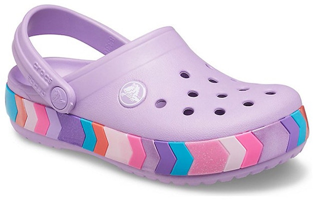 (JR) Crocs Crocband Chevron Manik-Manik Clogs 'Lilac Multi' 207007-5PR Lookbook (JR) Crocs Crocband Chevron Manik-Manik Clogs 'Lilac Multi' 207007-5PR
