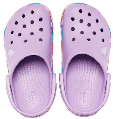 (JR) Crocs Crocband Chevron Manik-Manik Clogs 'Lilac Multi' 207007-5PR Purchase (JR) Crocs Crocband Chevron Manik-Manik Clogs 'Lilac Multi' 207007-5PR