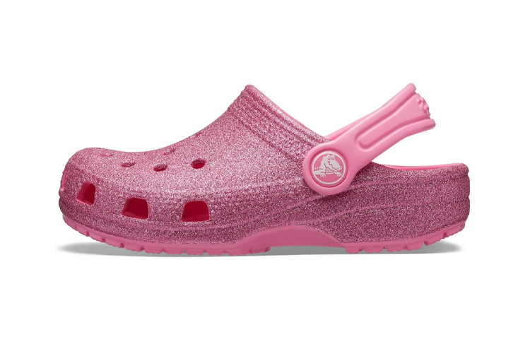 (Youth) Crocs Crocband Classic Glitter Clogs 'Pink' 205441-669
