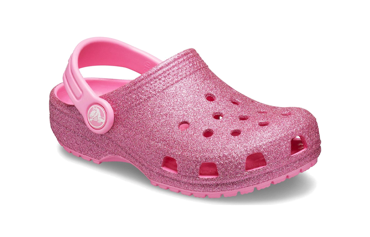 Lookbook (Youth) Crocs Crocband Classic Glitter Clogs 'Pink' 205441-669
