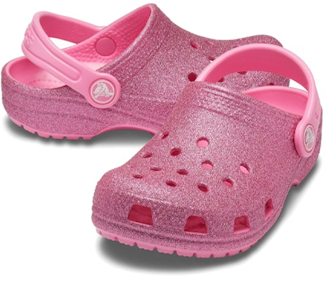 (Youth) Crocs Crocband Classic Glitter Clogs 'Pink' 205441-669 Shop (Youth) Crocs Crocband Classic Glitter Clogs 'Pink' 205441-669