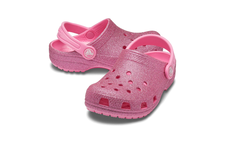 Shop (Youth) Crocs Crocband Classic Glitter Clogs 'Pink' 205441-669