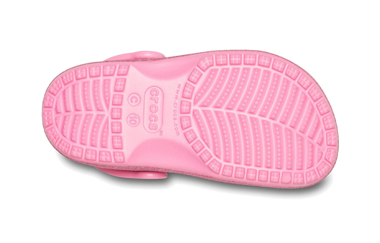 Sizing (Youth) Crocs Crocband Classic Glitter Clogs 'Pink' 205441-669