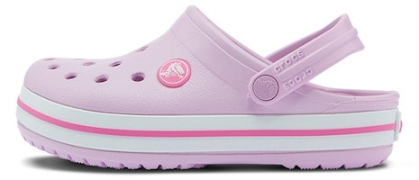 (Youth) Crocs Crocband Clog 'Pink White' 207006-6GD (Youth) Crocs Crocband Clog 'Pink White' 207006-6GD