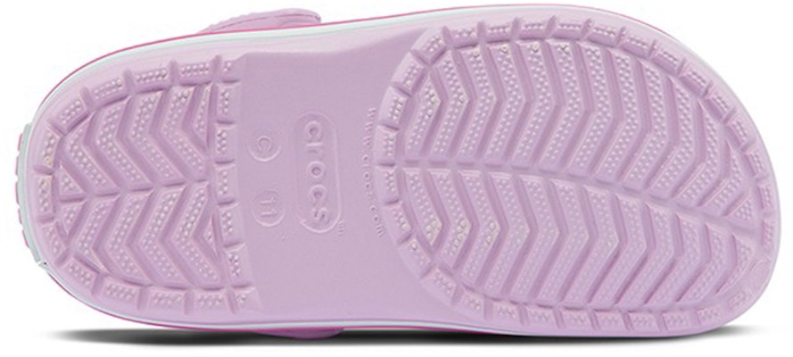 兒童 Crocs卡駱馳 Crocband 休閒洞洞涼鞋 芭蕾粉 Sizing 兒童 Crocs卡駱馳 Crocband 休閒洞洞涼鞋 芭蕾粉