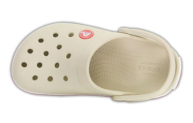 Lookbook (Youth) Crocs Crocband Clogs 'Beige Red' 204537-1AS