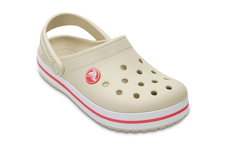 Shop (Youth) Crocs Crocband Clogs 'Beige Red' 204537-1AS
