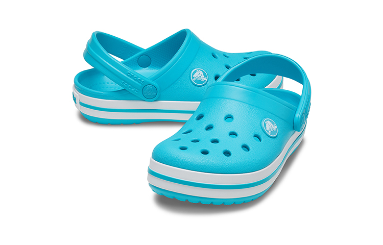 Shop (Youth) Crocs Crocband Clogs 'Blue White' 204537-4SL