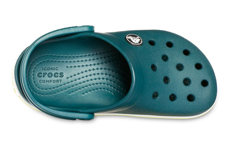Lookbook (Youth) Crocs Crocband Clogs 'Green White' 204537-375