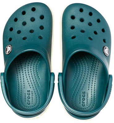 (Youth) Crocs Crocband Clogs 'Green White' 204537-375 Details for (Youth) Crocs Crocband Clogs 'Green White' 204537-375