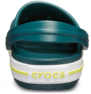 (Youth) Crocs Crocband Clogs 'Green White' 204537-375 Sizing (Youth) Crocs Crocband Clogs 'Green White' 204537-375