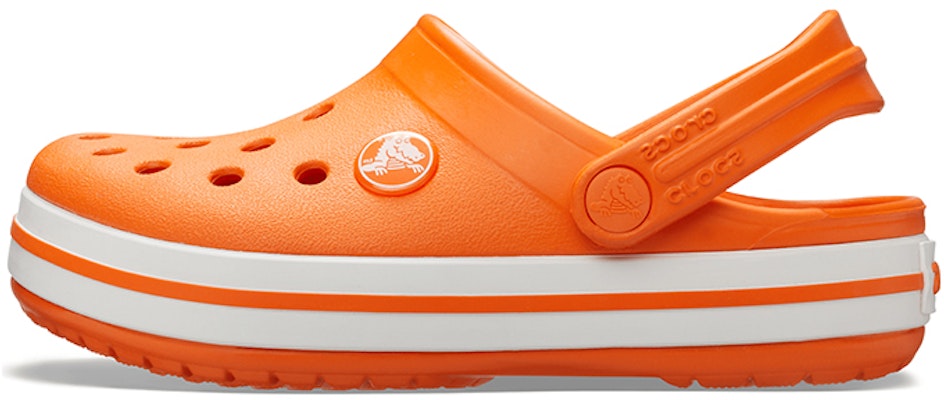 (Youth) Crocs Crocband Clogs 'Orange White' 204537-810 Buy (Youth) Crocs Crocband Clogs 'Orange White' 204537-810
