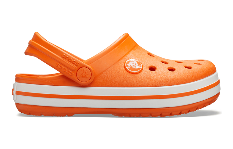 Order (Youth) Crocs Crocband Clogs 'Orange White' 204537-810